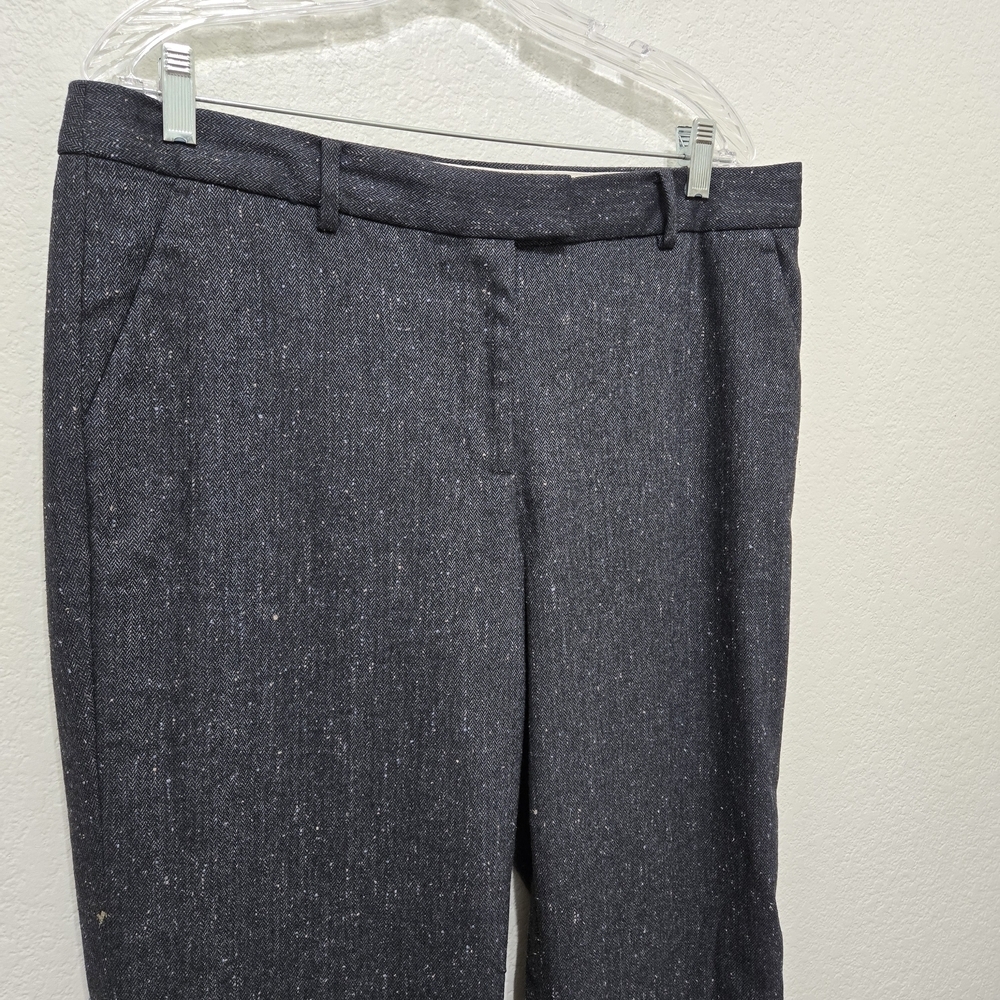 Talbots Windsor Blue Gray Wool  Pants Size 12 - Picture 4 of 11
